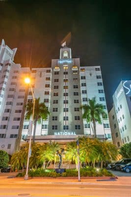 Historic tower at The National Hotel Miami Beach