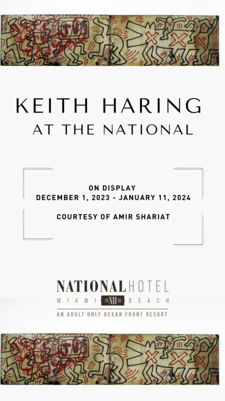 Art Basel 2023 Keith Haring at the National Hotel